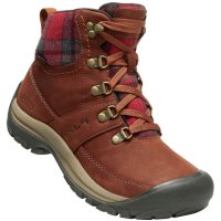 KEEN 1026718 Kaci III Winter Mid Waterproof - Tortoise Shell / Red Plaid
