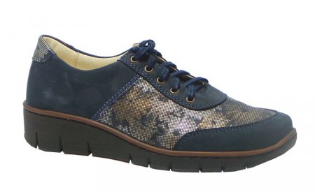 WA-603 FLOWER/NAVY BLUE